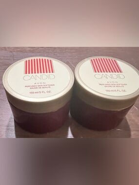 Lot of 2 Avon Candid Perfumed Cream Skin Softener 150ml/5oz